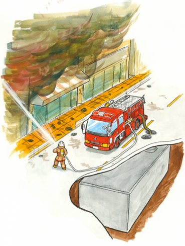 図１　防火水槽活用イメージ