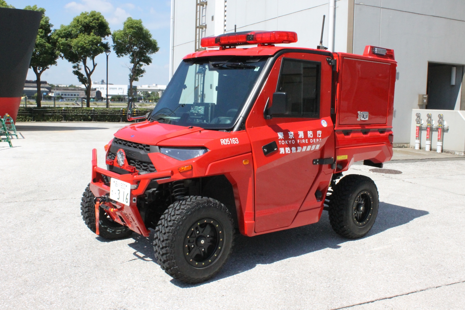 小型ホース延長車