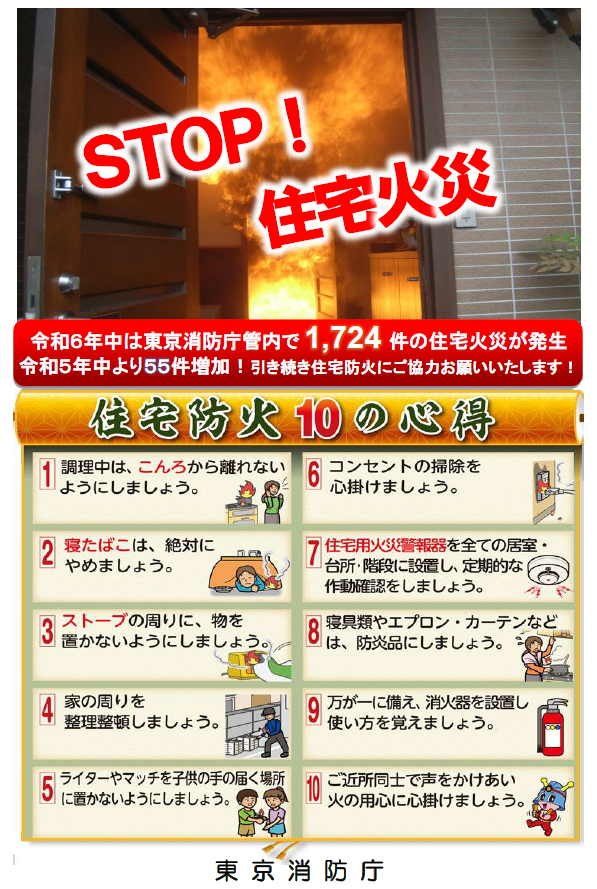 STOP！住宅火災