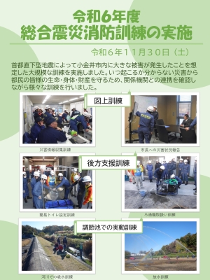 令和６年度総合震災消防訓練