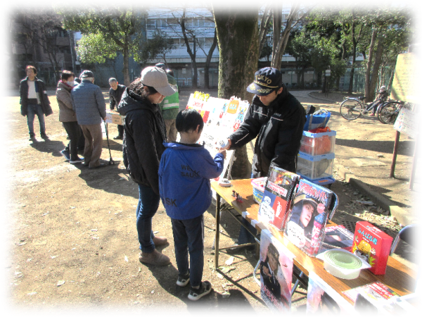 丸山町会餅つき