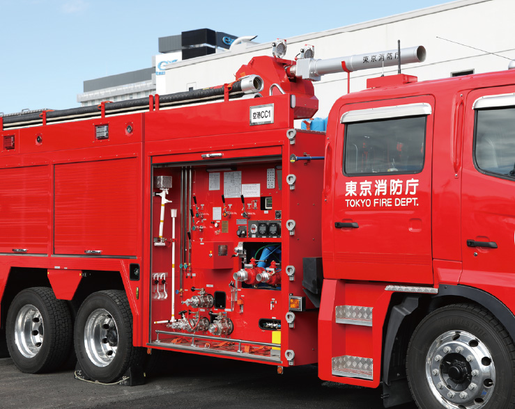 空港用大型化学車設備