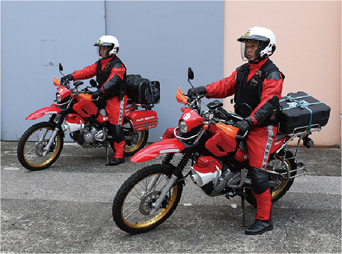 消防活動二輪車