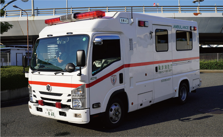 陰圧型特殊救急車