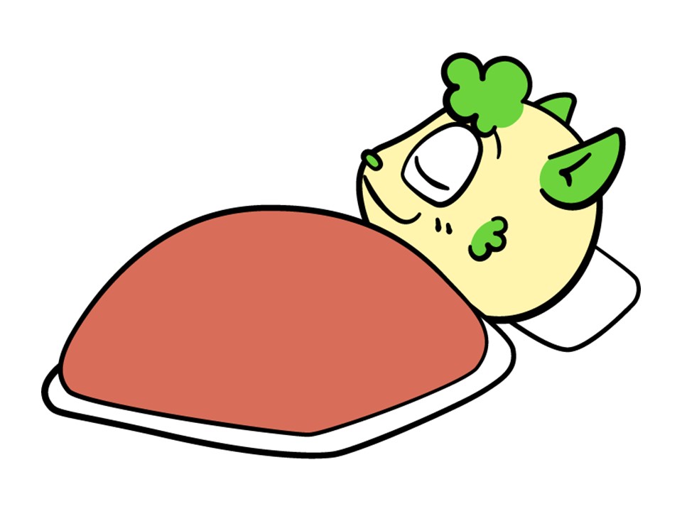 寝ているふんわりふむふむ