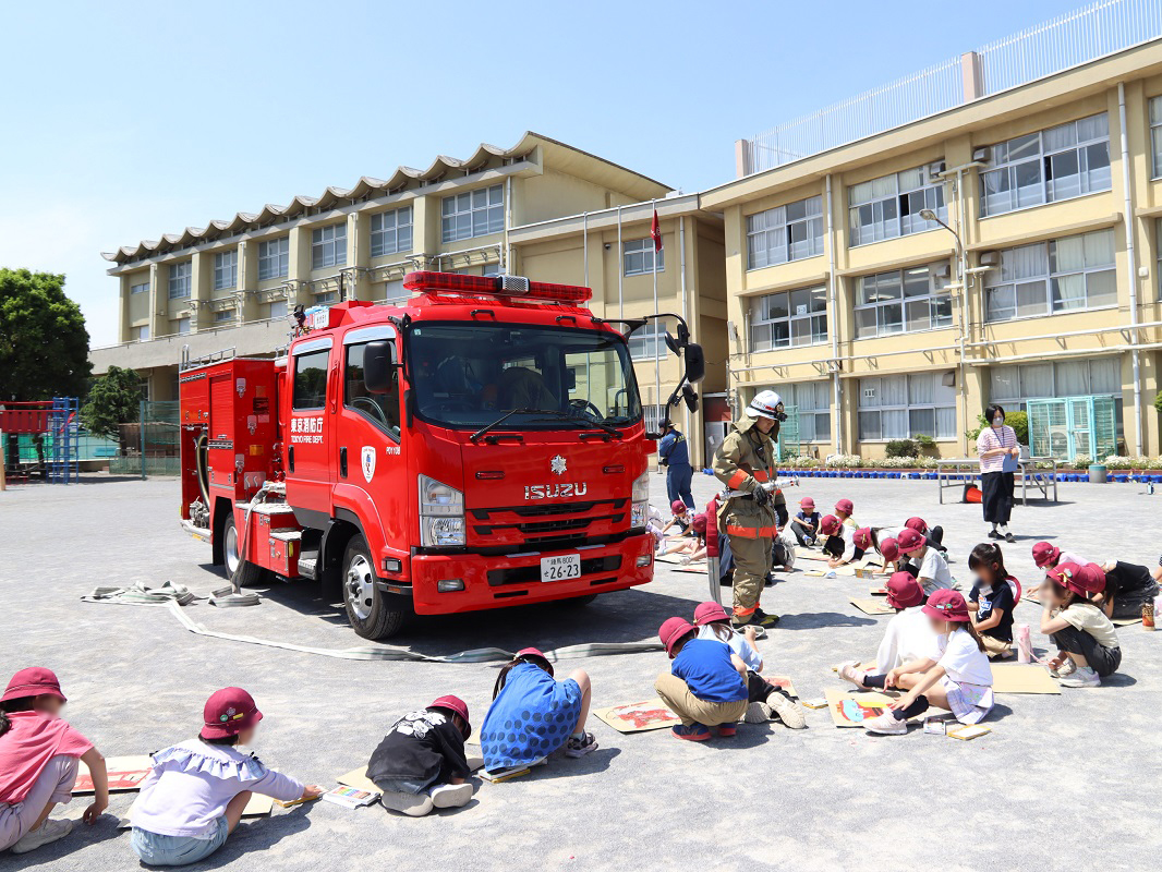 八坂小学校　実施風景