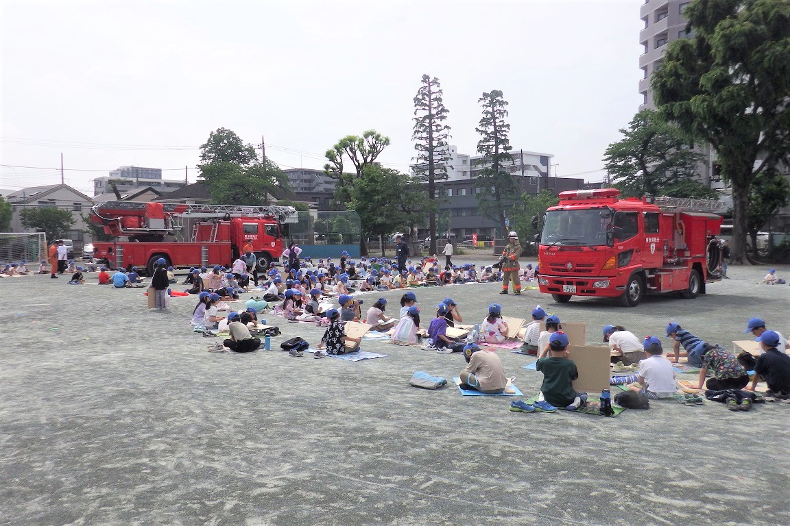 練馬区立谷原小学校　実施風景