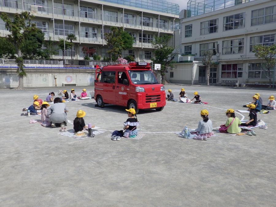 写生会のようす