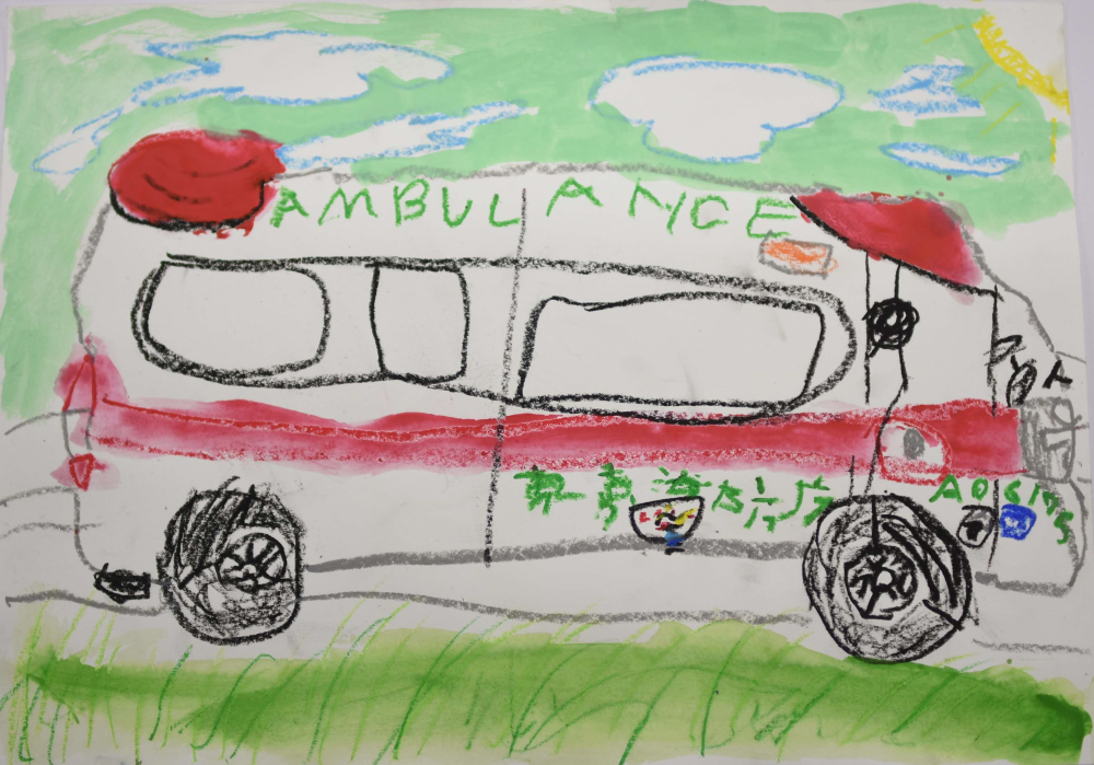 消防車の絵