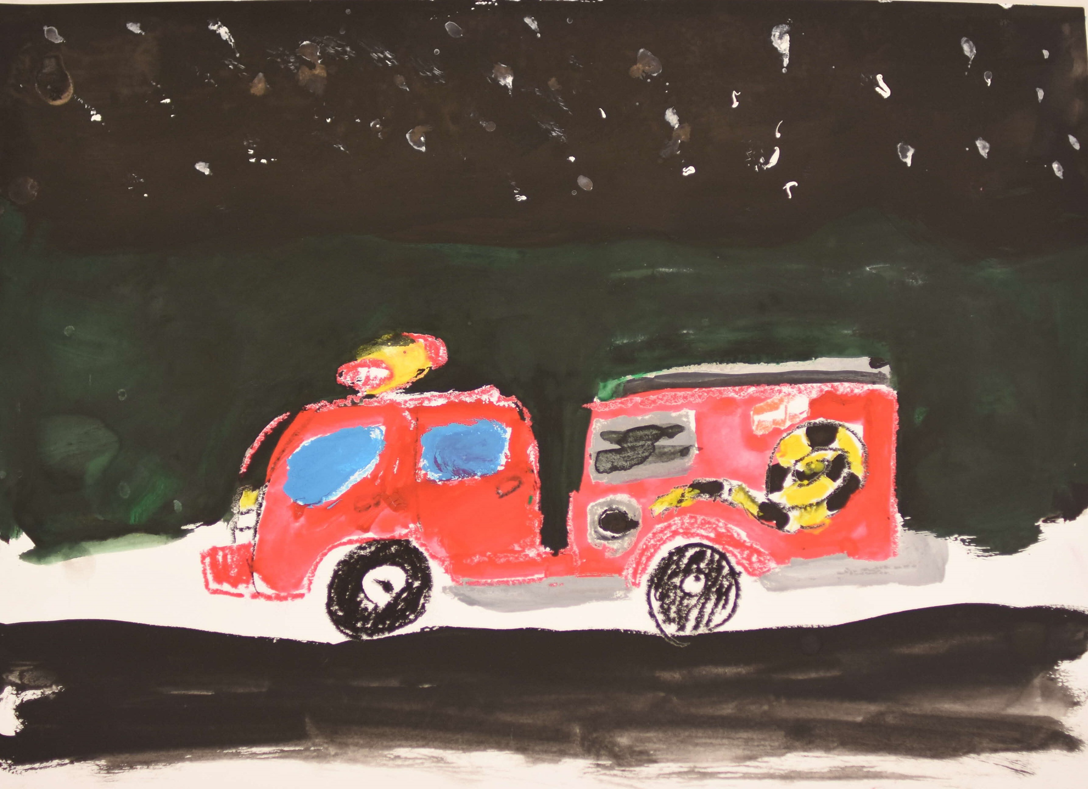 消防車の絵