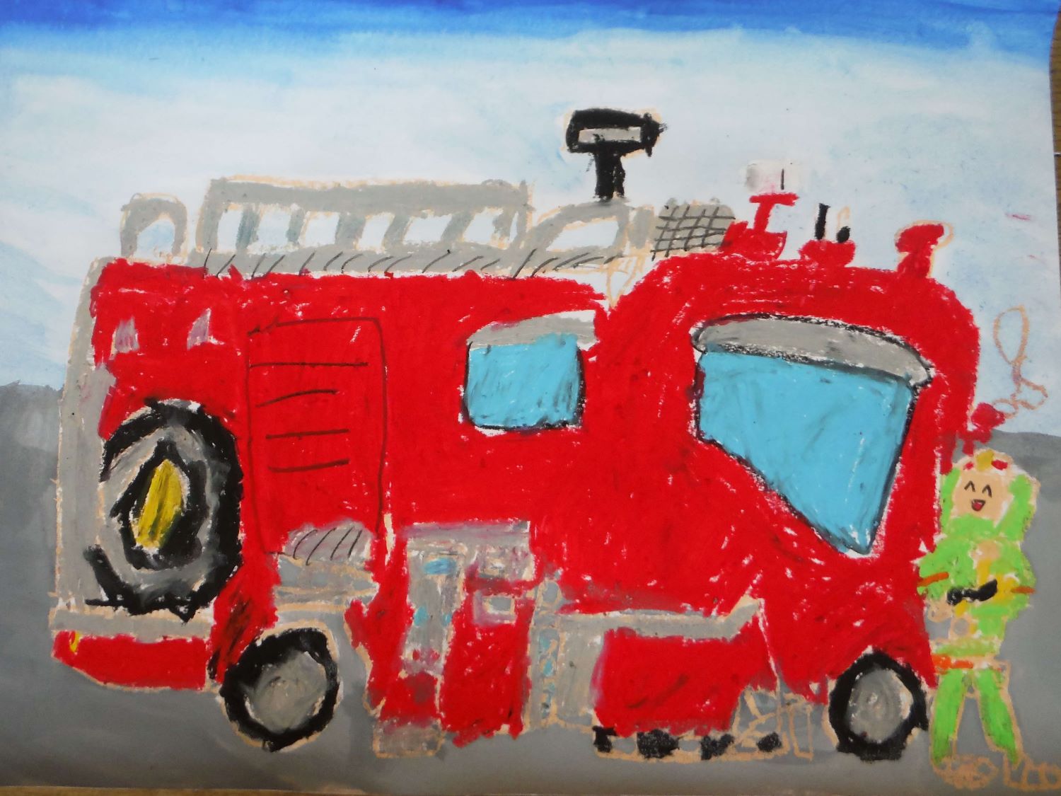 消防車の絵