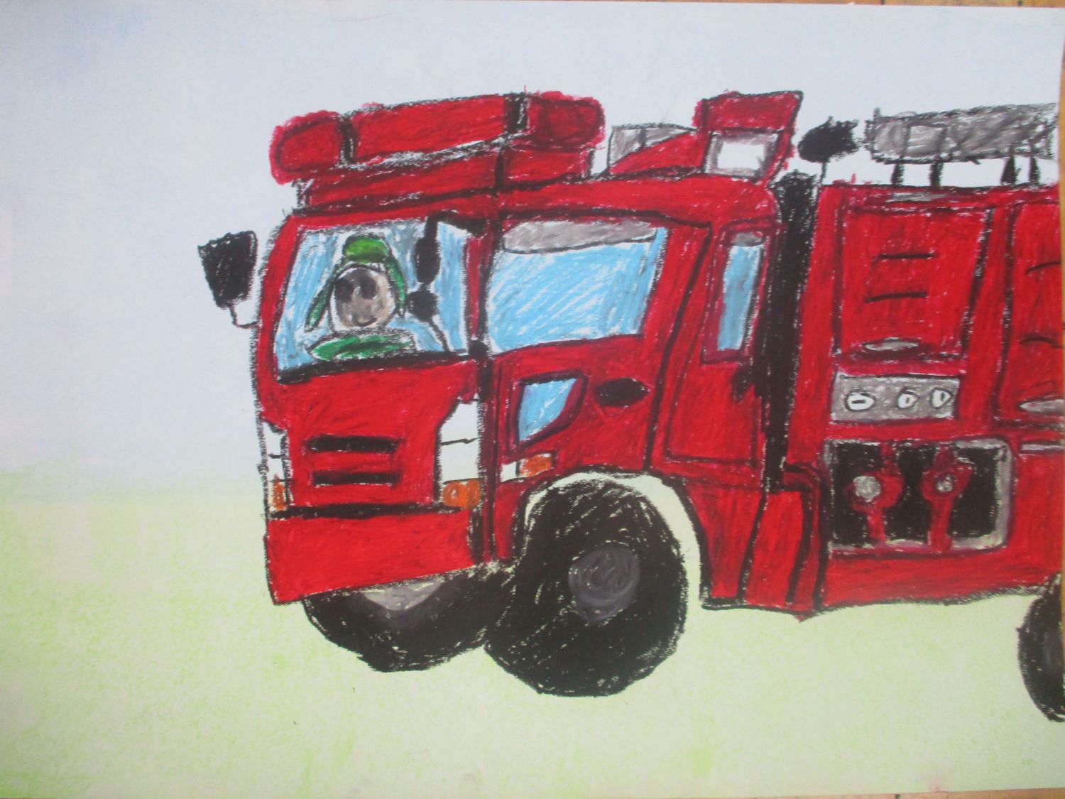 消防車の絵