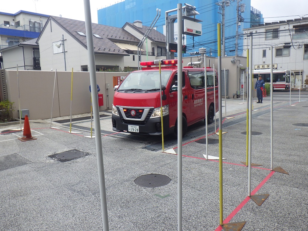 広報車審査状況の写真