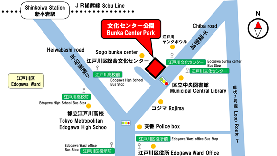 会場付近図