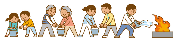 防災訓練のイメージ