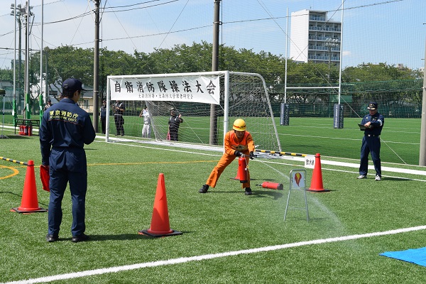 操法大会の様子