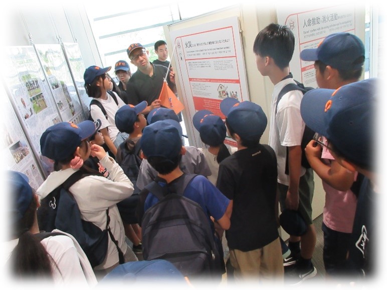 野外学習のようす