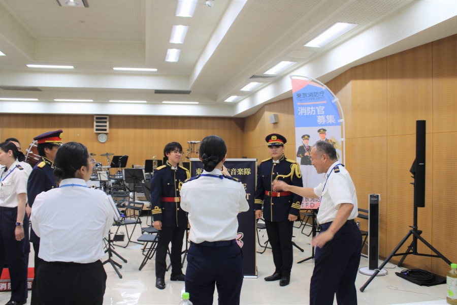 演奏服試着体験