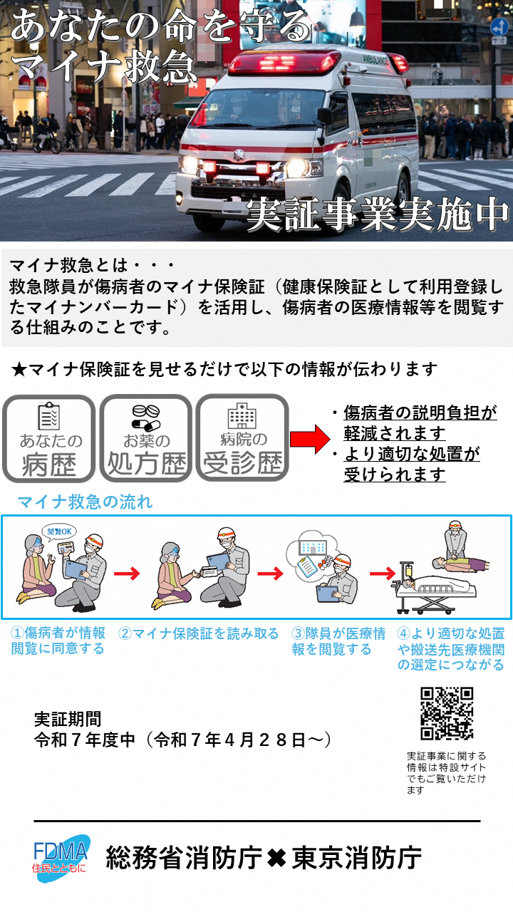 あなたの命を守るマイナ救急