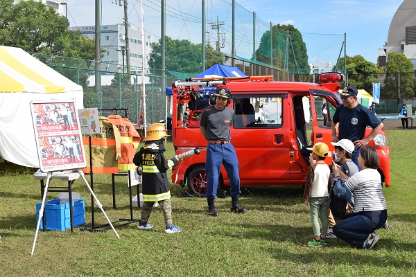 ミニ防火衣コーナー