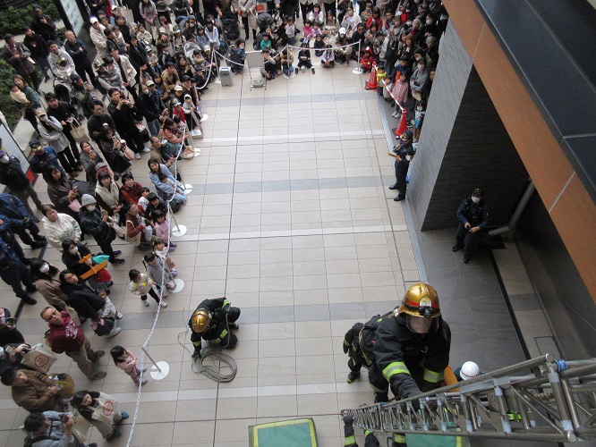 特別消火中隊展示