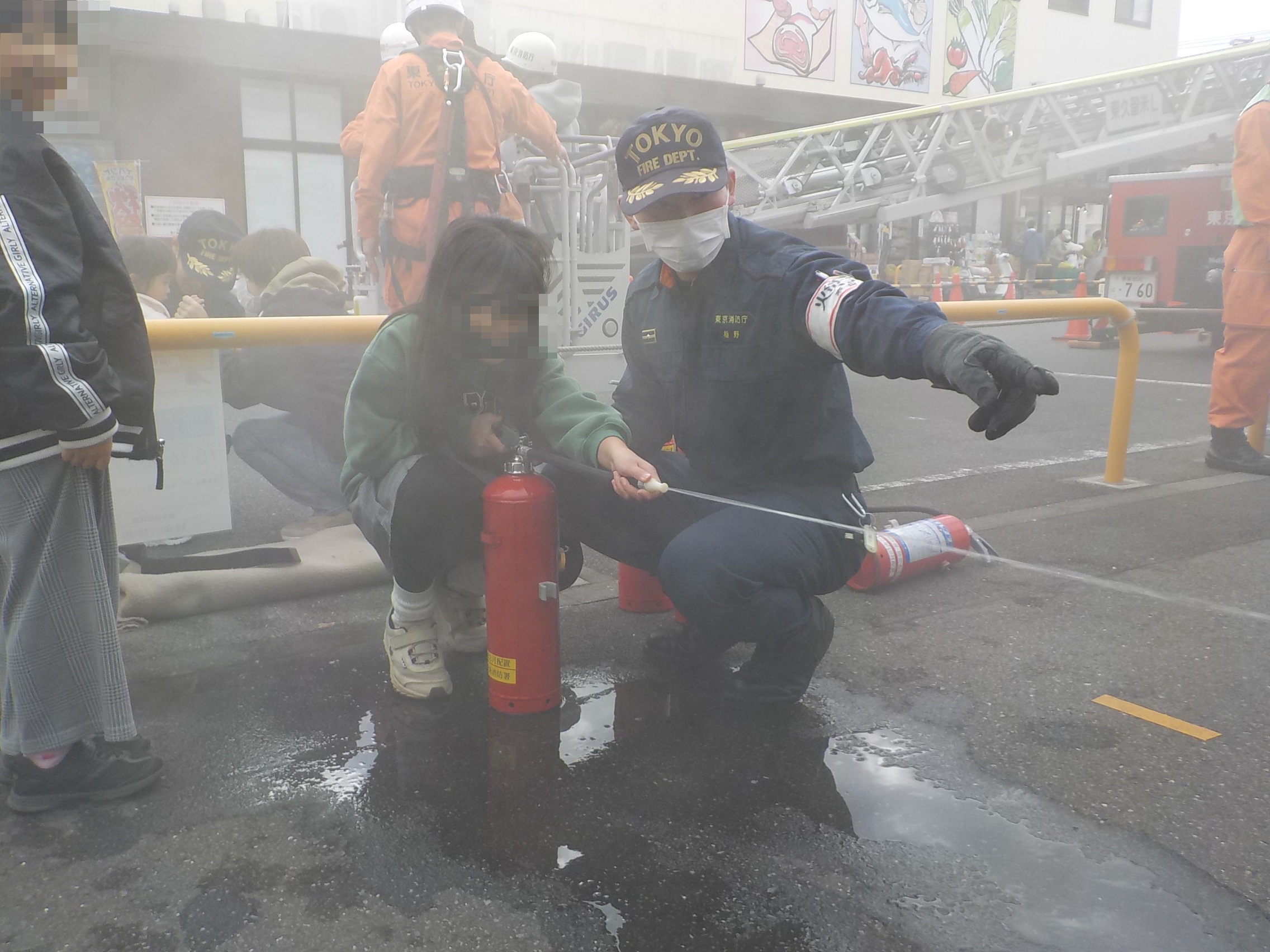 消火器取扱い訓練