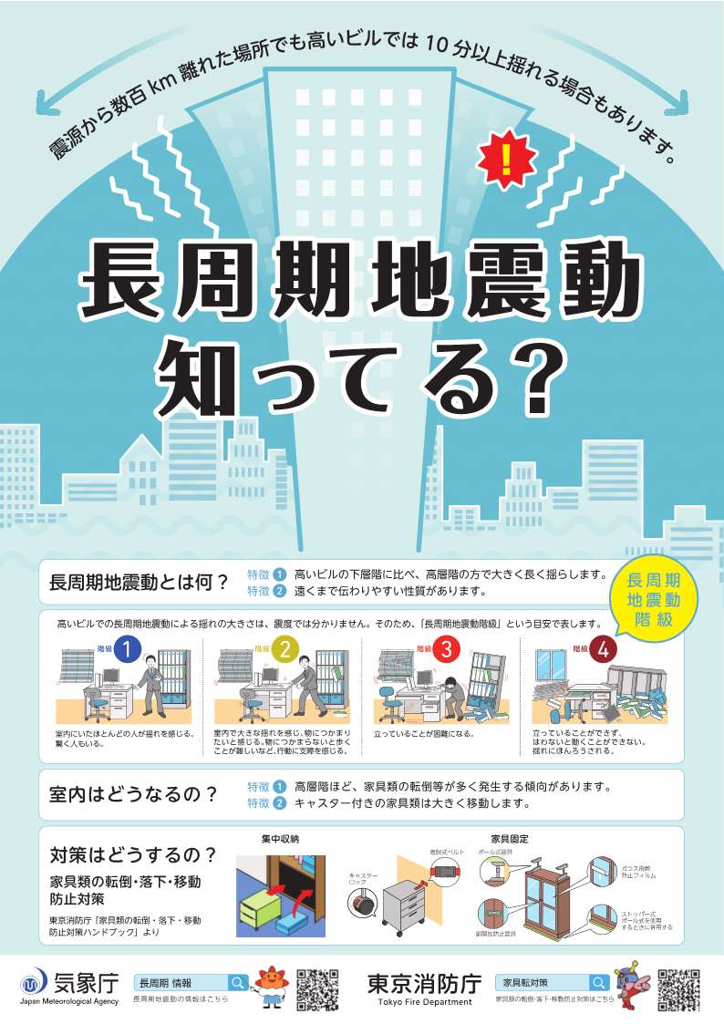 気象庁長周期地震動リーフレット１