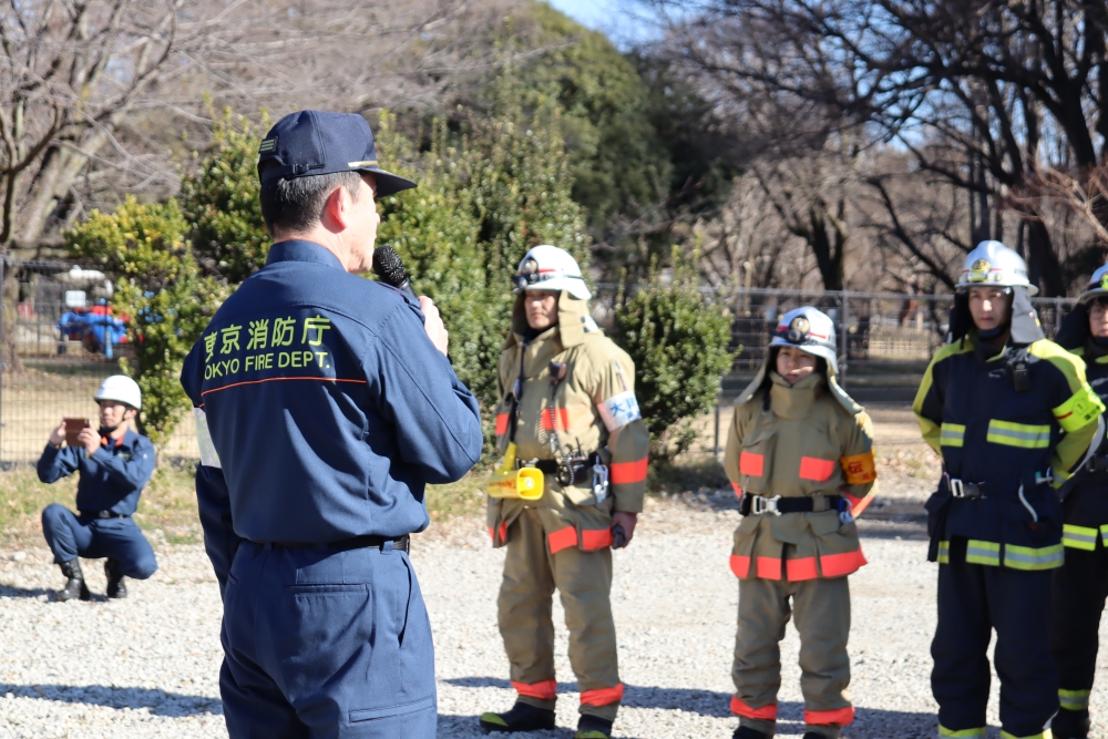 文化財防火デーに伴う消防演習①