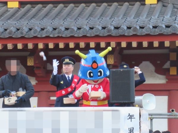 宝仙寺節分会豆まき