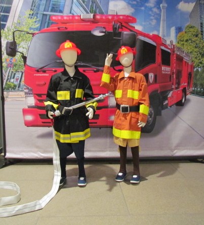 消防士記念撮影