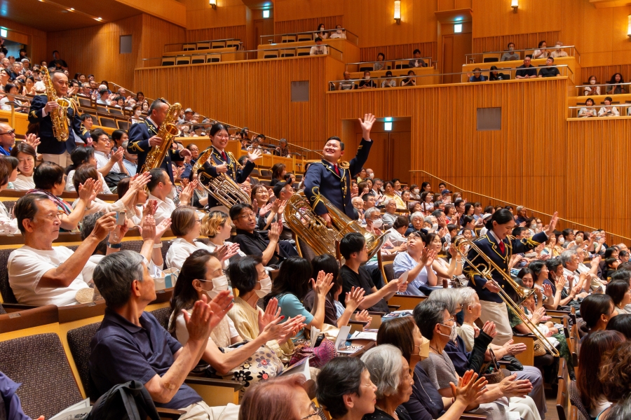 客席からの入場