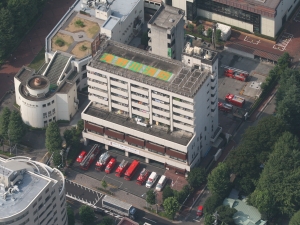 メインビジュアル画像：滝野川消防署上空からの写真