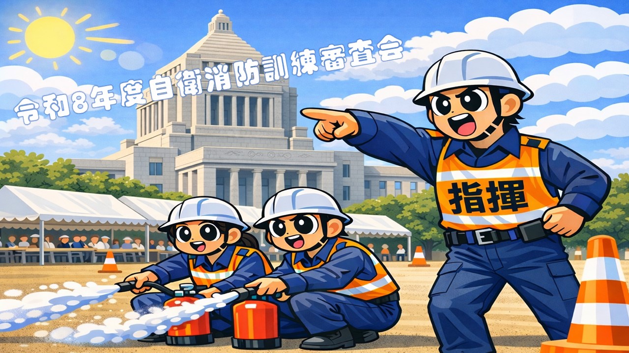 自衛消防訓練審査会ＨＰイラスト