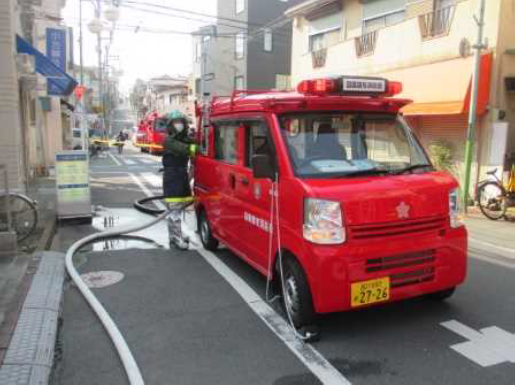 可搬ポンプ積載車の写真２
