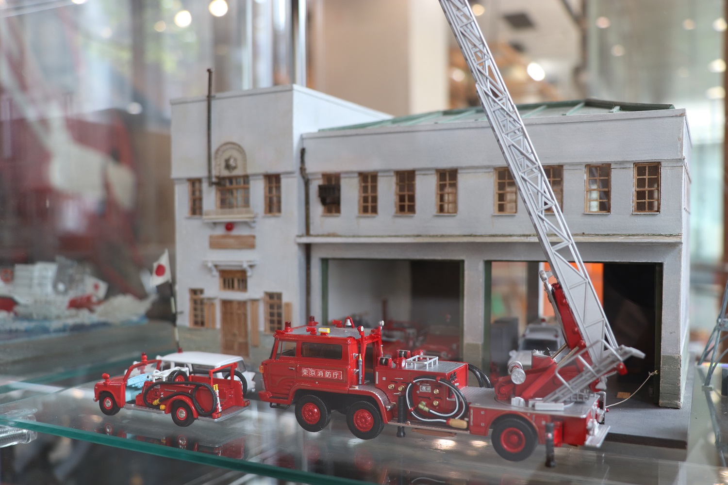 展示中のジオラマ