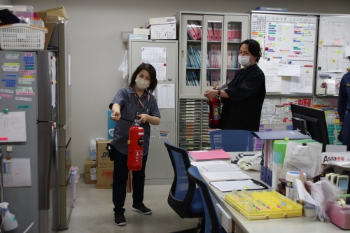 危険物安全週間に伴う消防演習を実施