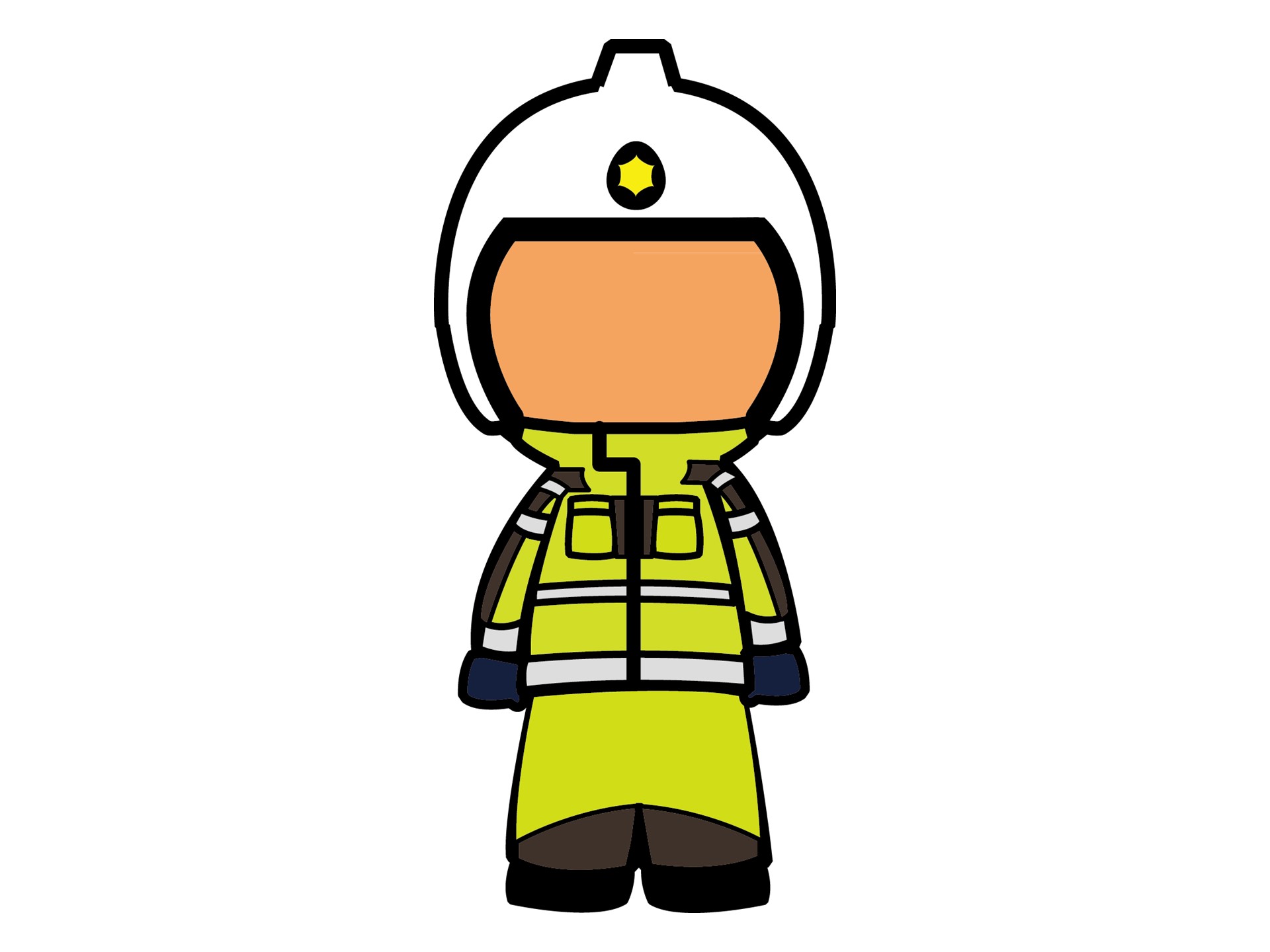 トライク隊員イラスト