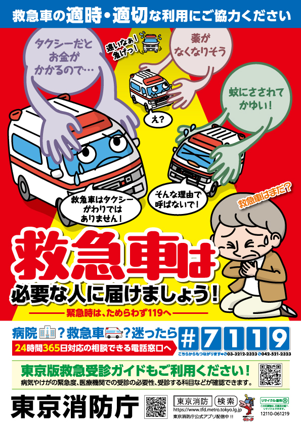 メインビジュアル画像：救急車の適時・適切な利用