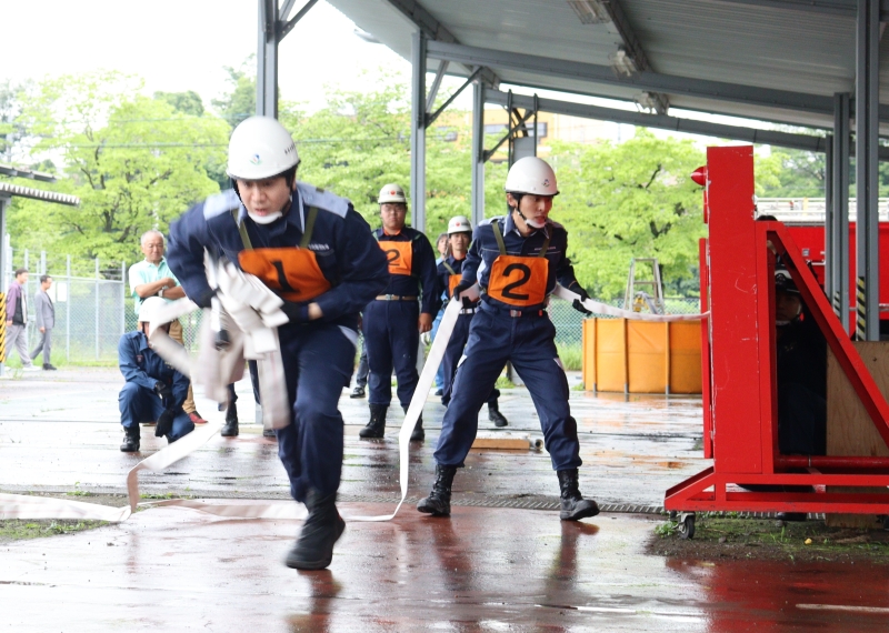 1号消火栓ホース延長（あきる野市役所）