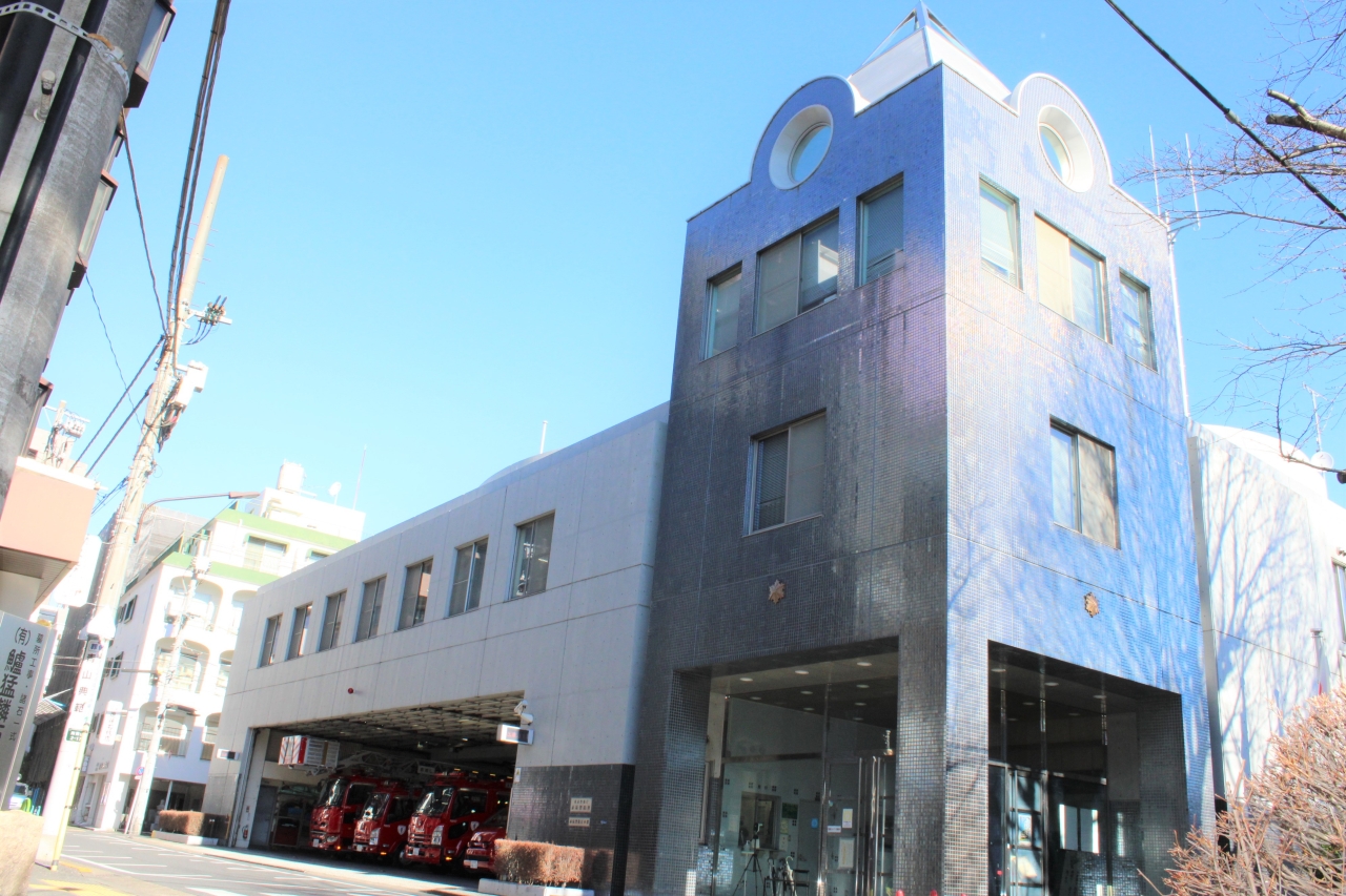 メインビジュアル画像：赤坂消防署庁舎