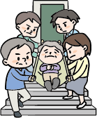 住民同士助け合い