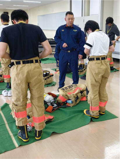 業務体験会のようす