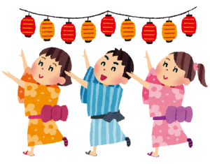 盆踊りイラスト