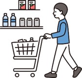 日常の買い物で多めに買って備蓄に
