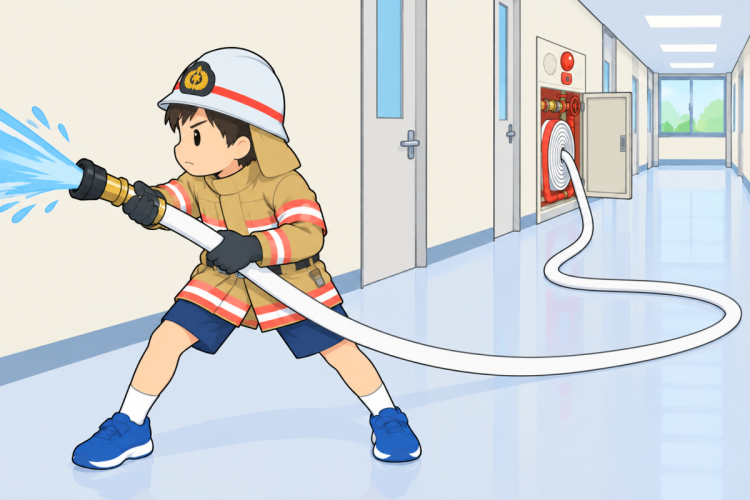 放水イメージイラスト