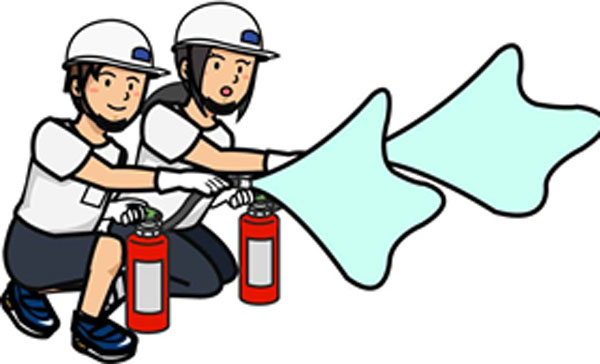 自主防災組織 イラスト