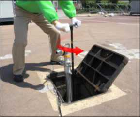 水が出るか確認 イメージ