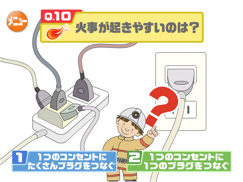 火事が起きやすいのは？