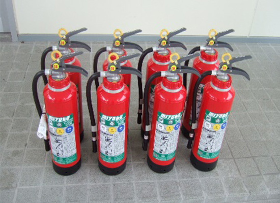 消火器の設置状況