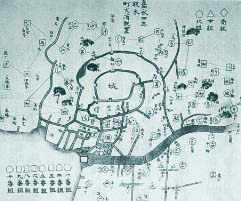 嘉永４（1851）年　江戸町火消配置図